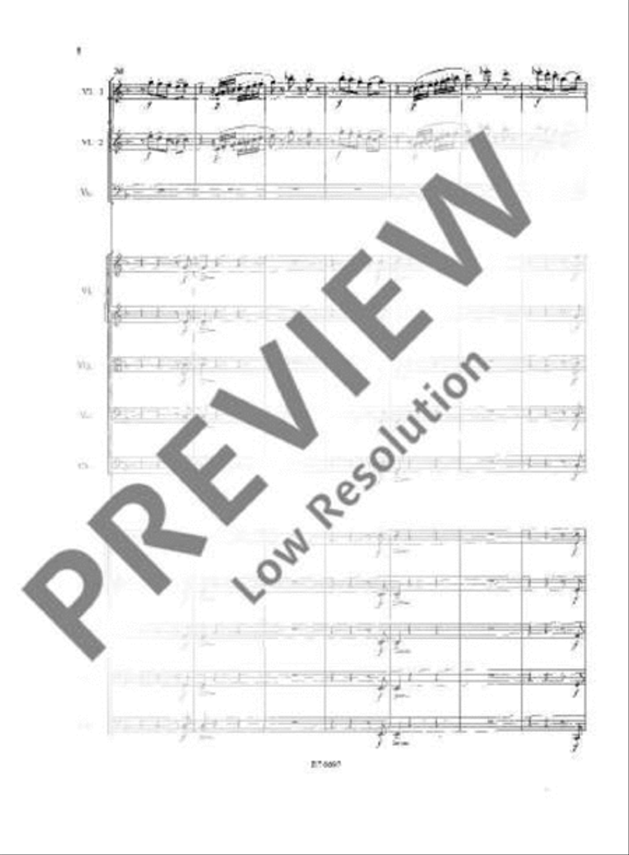 Fantasia Concertante on a Theme of Corelli String Orchestra scores gallery preview page 19