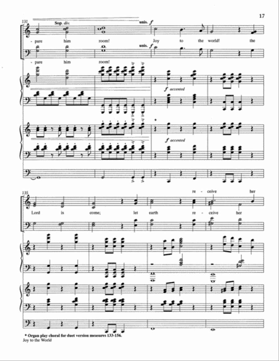 Joy to the World Joy to the World 4-Part scores gallery preview page 18