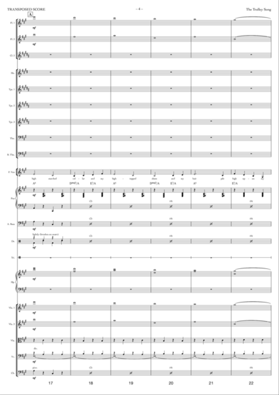 The Trolley Song Full Orchestra scores gallery preview page 4