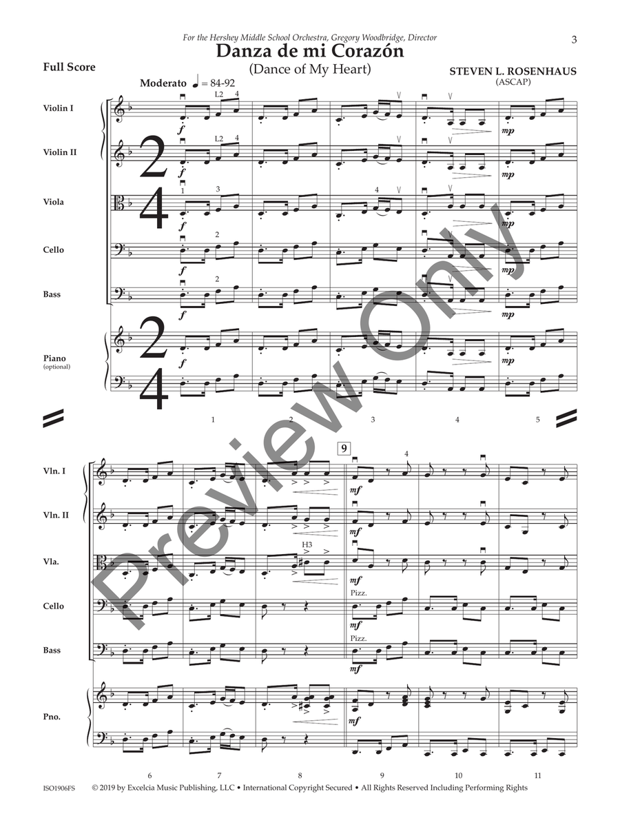 Danza de mi Corozón Danza de mi Corozón String Orchestra scores gallery preview page 2