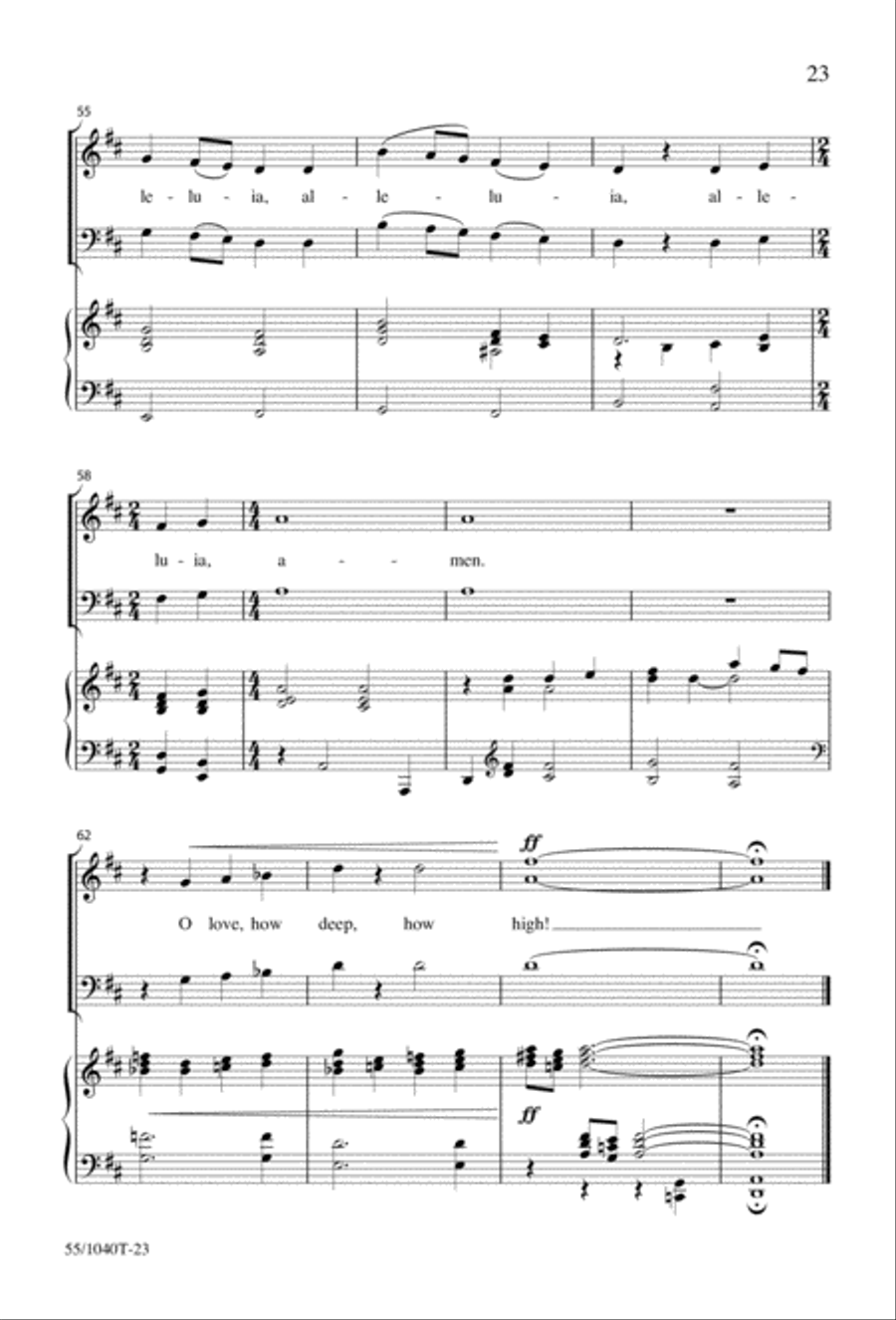 Arise, Rejoice! 3-Part scores gallery preview page 25