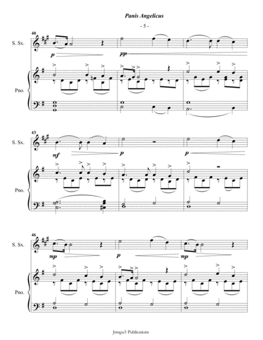 Franck: Panis Angelicus for Soprano Sax & Piano image number null