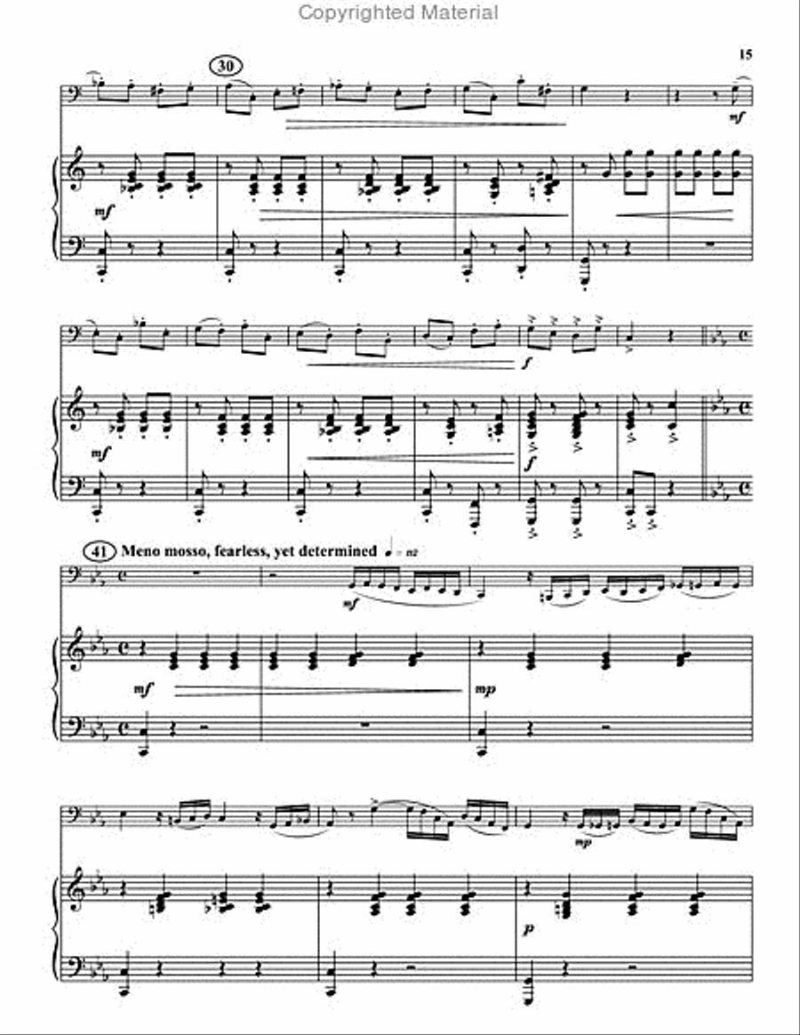 Sonata No. 2 Tuba scores gallery preview page 7