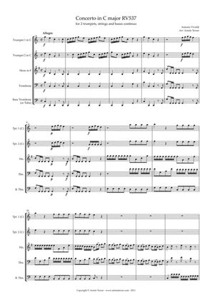 Double trumpet concerto RV537