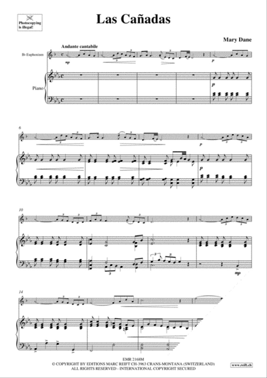 Las Canadas Euphonium scores gallery preview page 3