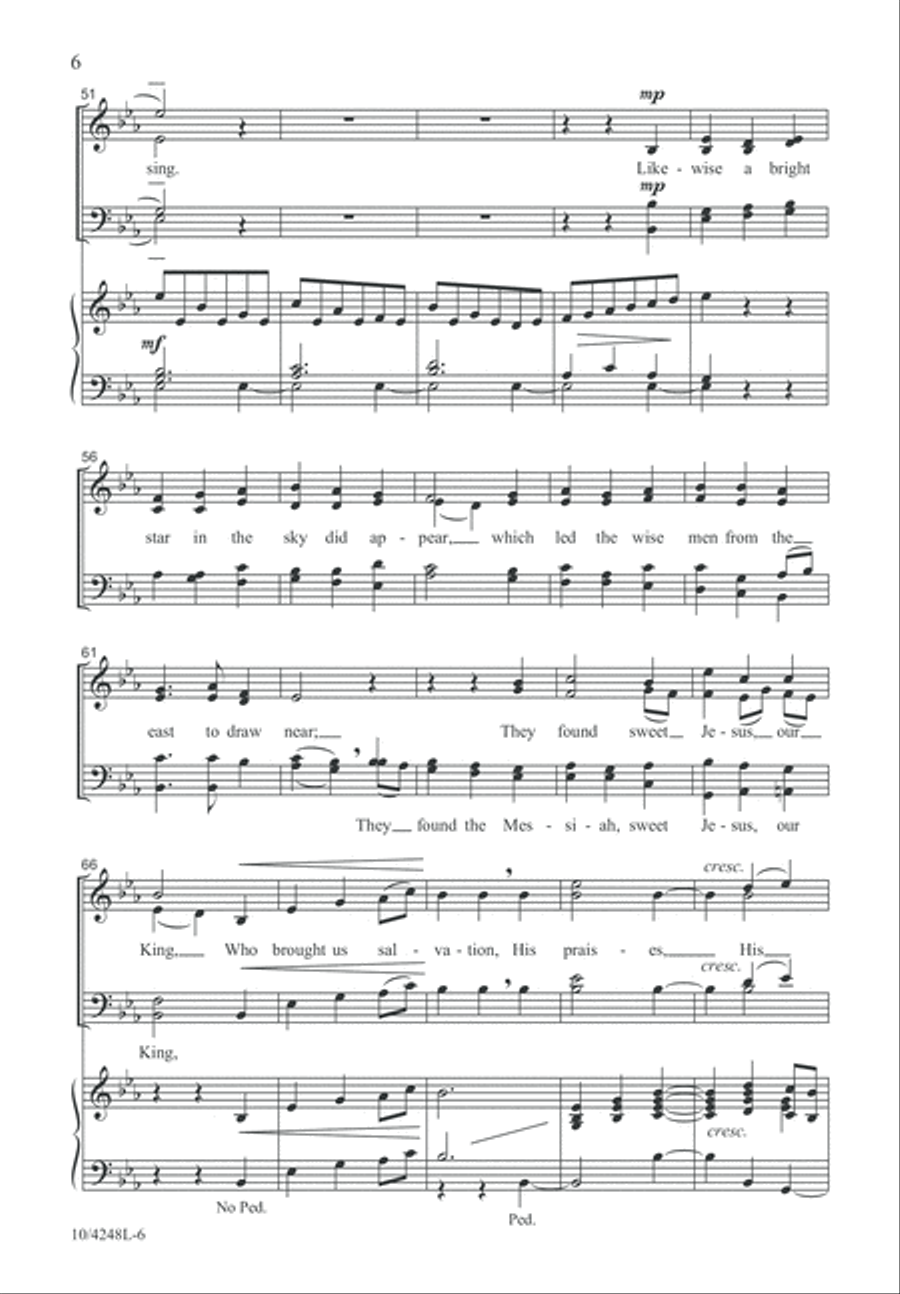 Rejoice and Be Merry 4-Part scores gallery preview page 7
