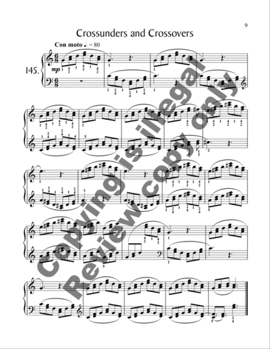 175 Exertudes, Book 5: Advanced II Piano Method scores gallery preview page 12