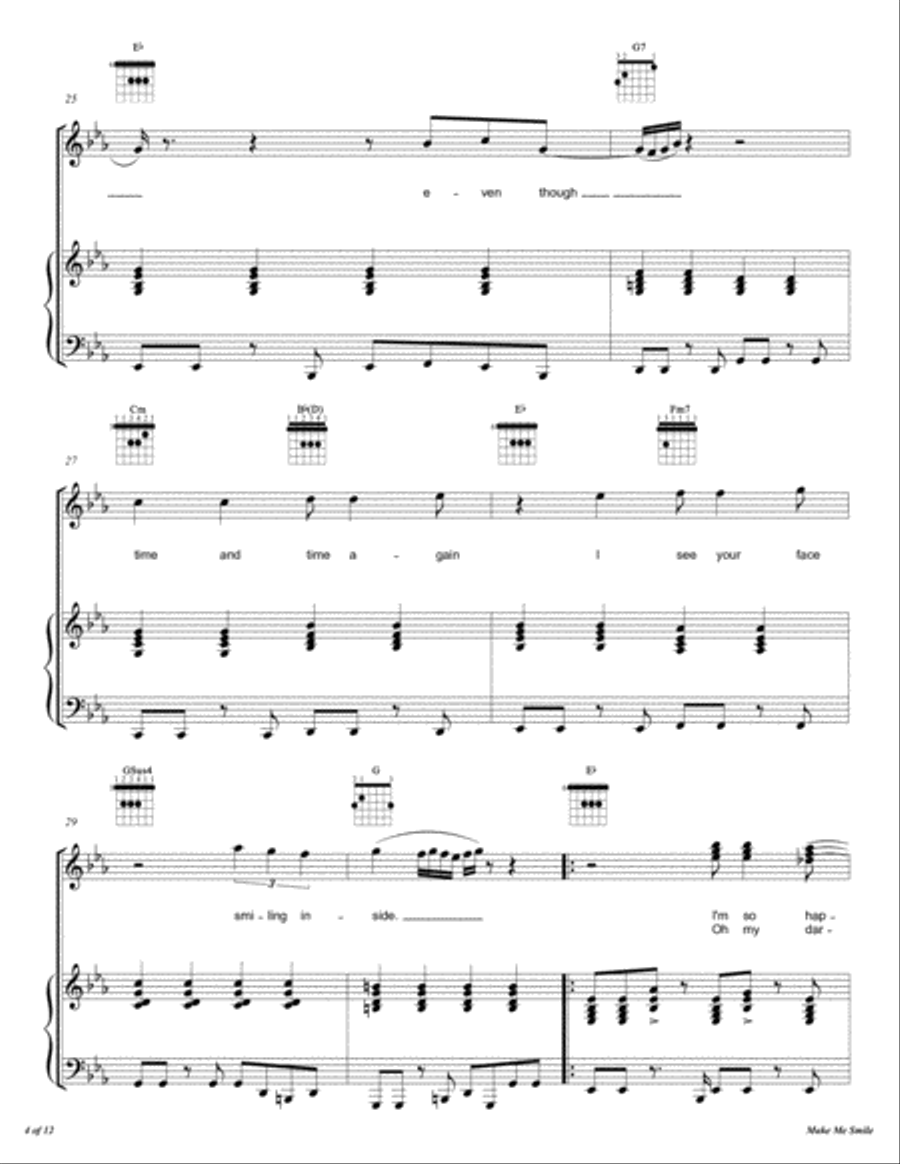 Make Me Smile Voice scores gallery preview page 5
