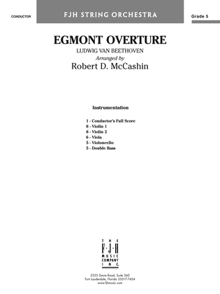 Egmont Overture: Score