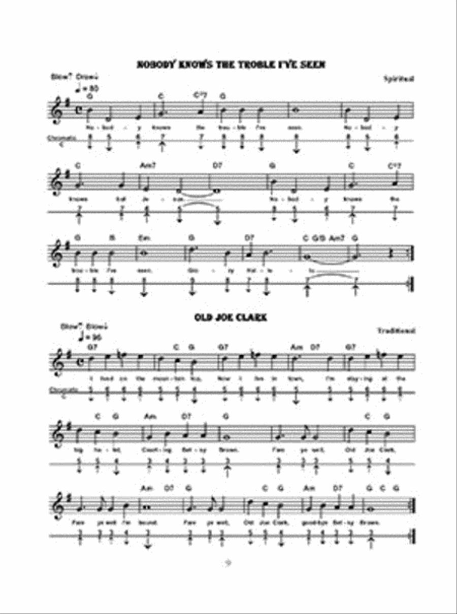 Basic Chromatic Harmonica Harmonica scores gallery preview page 2
