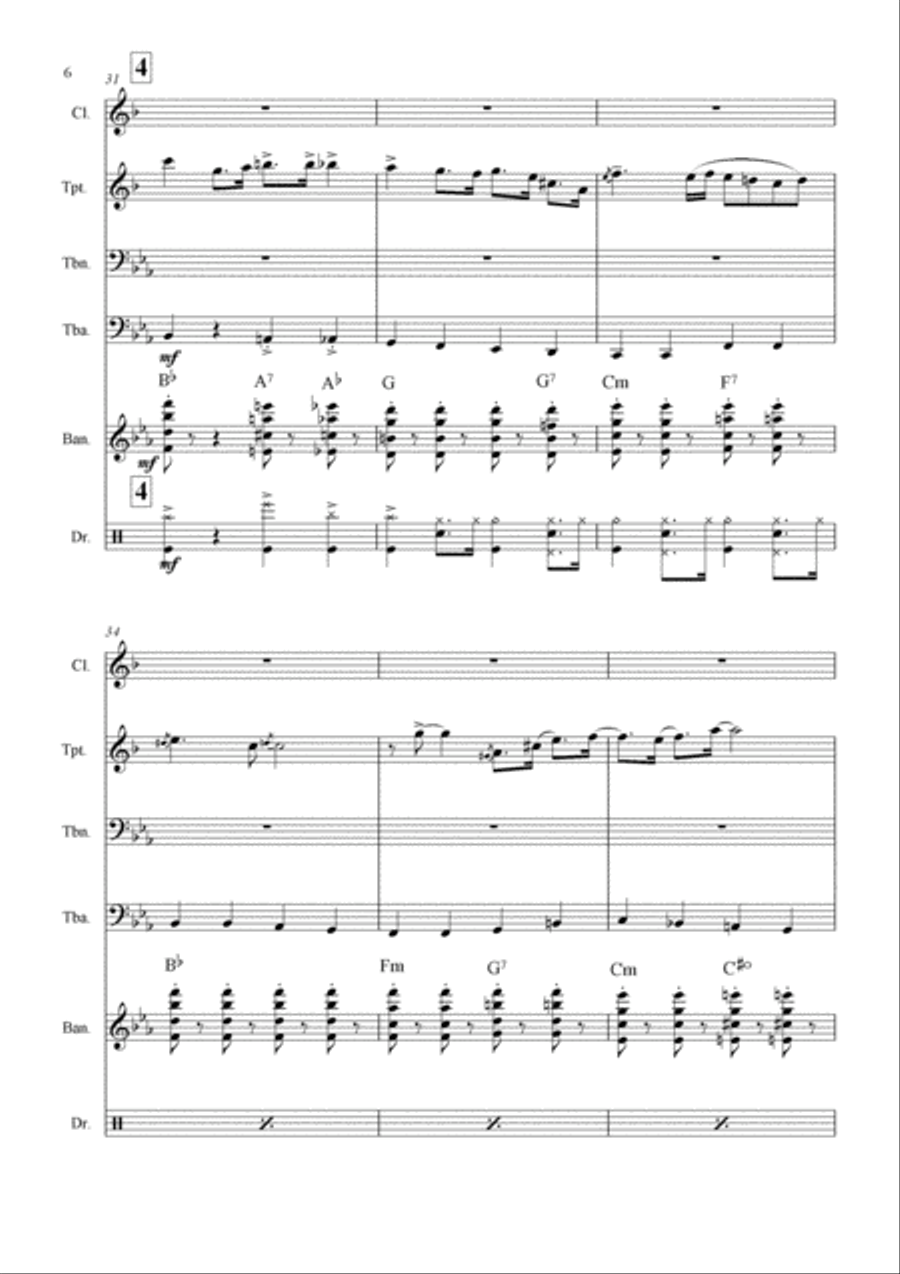 God Save the Tsar! God Save the Tsar! Small Ensemble scores gallery preview page 6