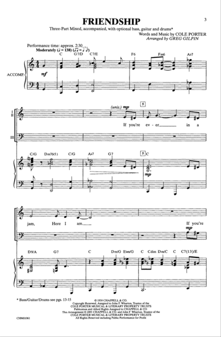 Friendship 3-Part scores gallery preview page 2