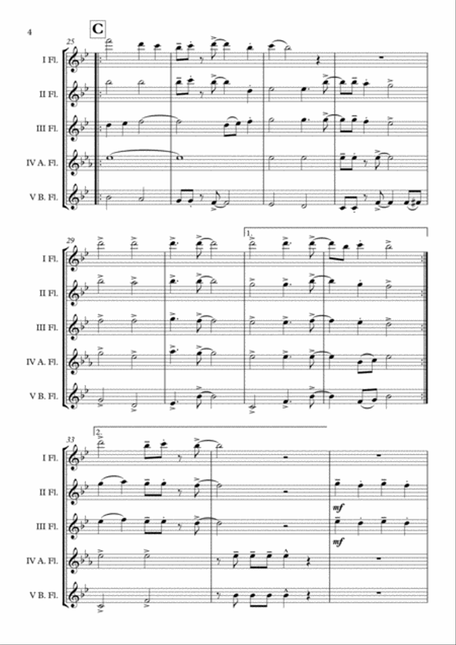 I Want You Back I Want You Back Flute Choir scores gallery preview page 5