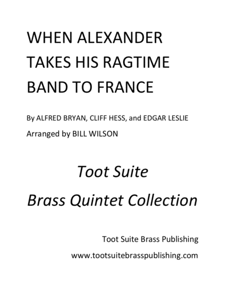 When Alexander Takes His Ragtime Band to France image number null