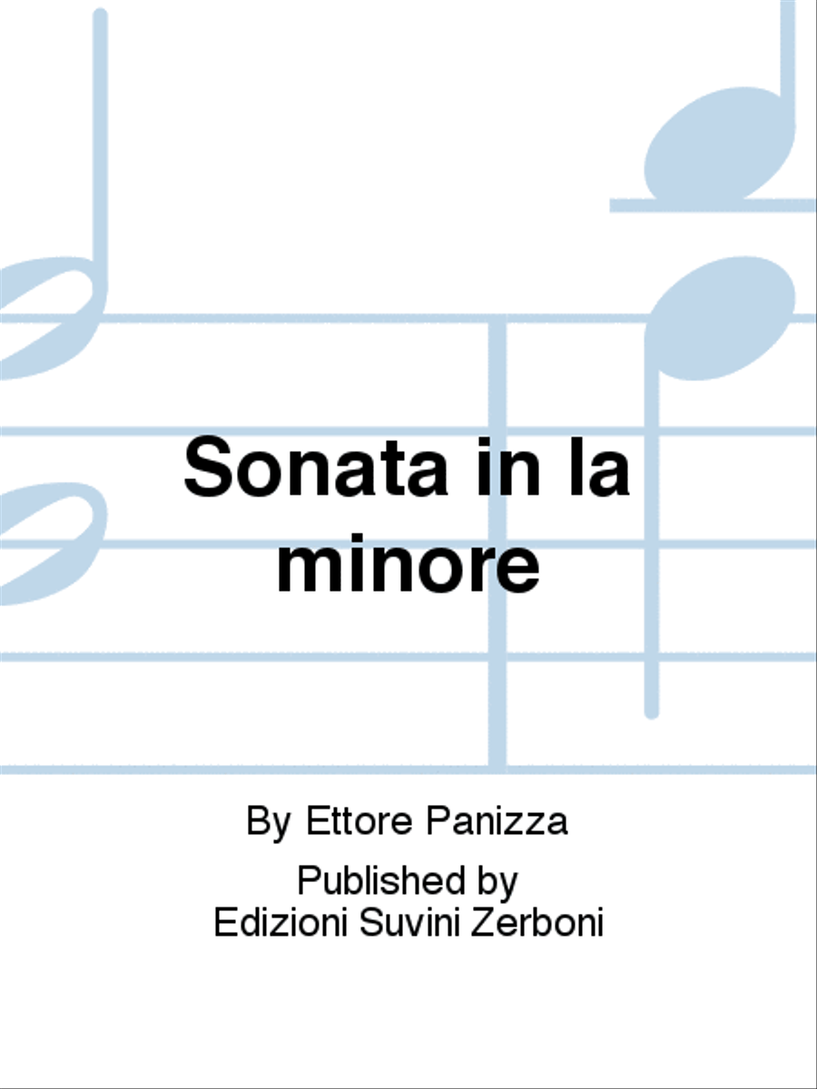 Sonata in la minore Violin Solo scores gallery preview page 1