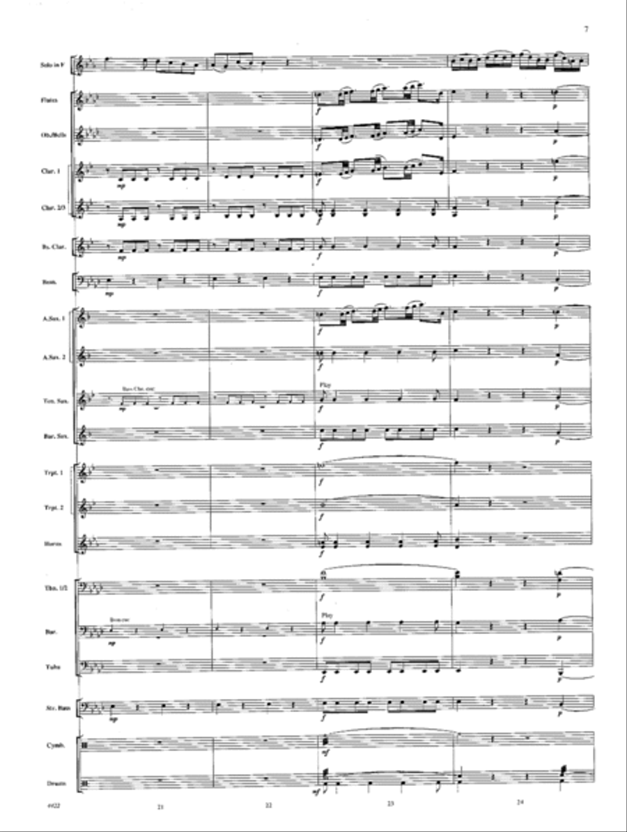 Romanza Concert Band scores gallery preview page 6