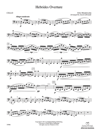 Hebrides Overture: Cello