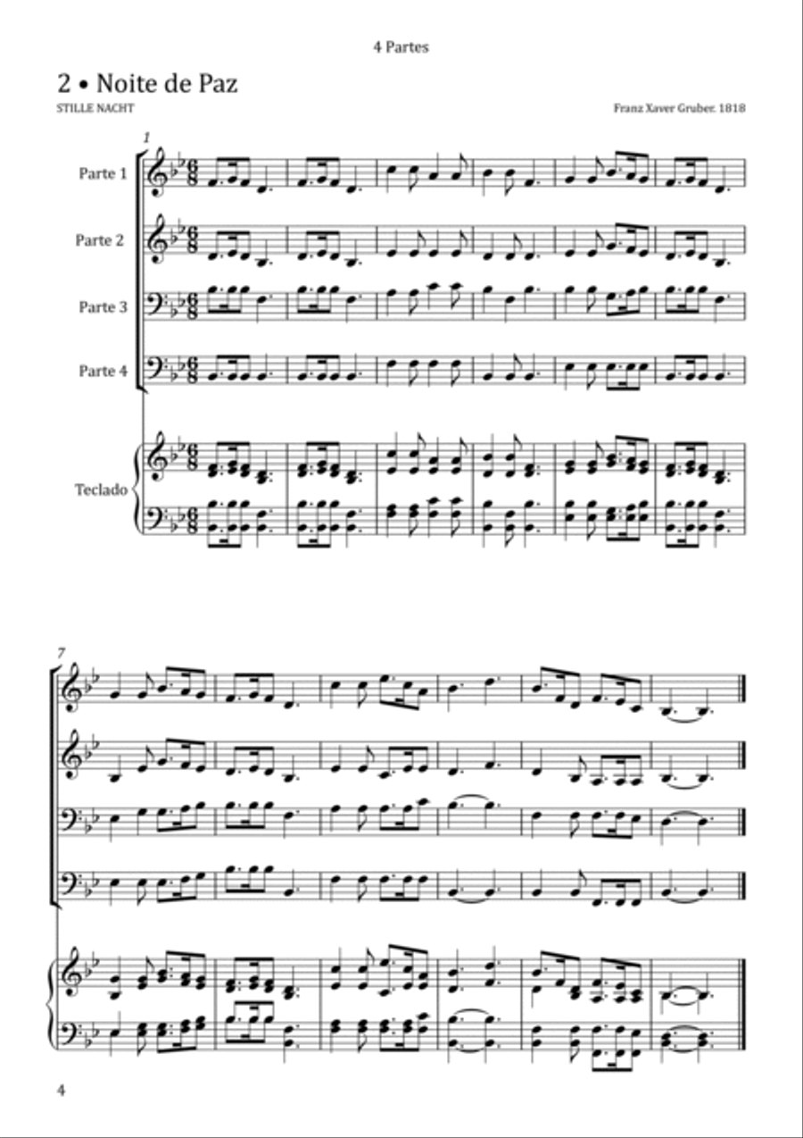 Hinos Natalinos Favoritos - Partituras Flexíveis / Adaptáveis Brass Ensemble scores gallery preview page 6