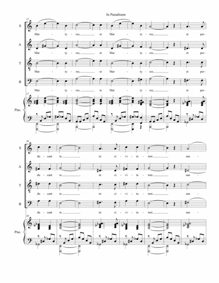 In Paradisum (from "Requiem Mass" - Piano/Vocal Score) image number null