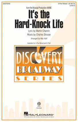 Book cover for It's the Hard-Knock Life (from the Musical Production “Annie”)
