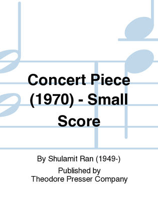 Concert Piece (1970) - Small Score