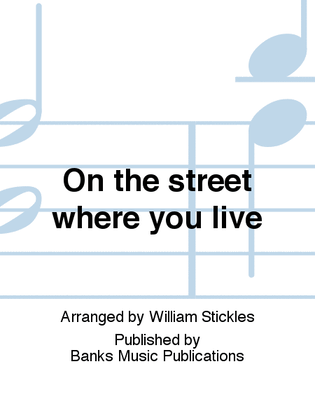 Book cover for On the street where you live