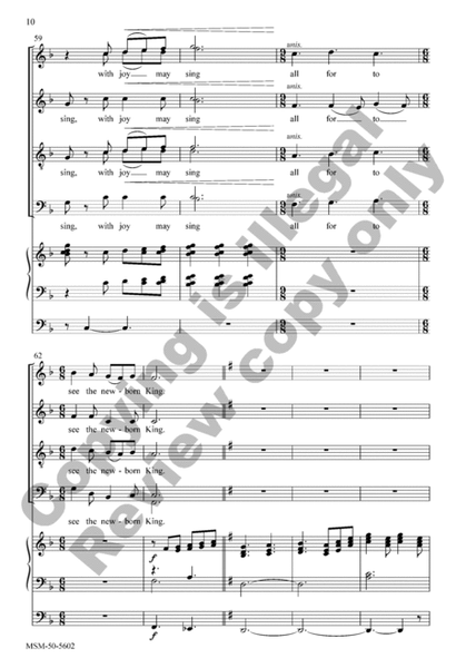 The Sussex Carol (Choral Score) image number null