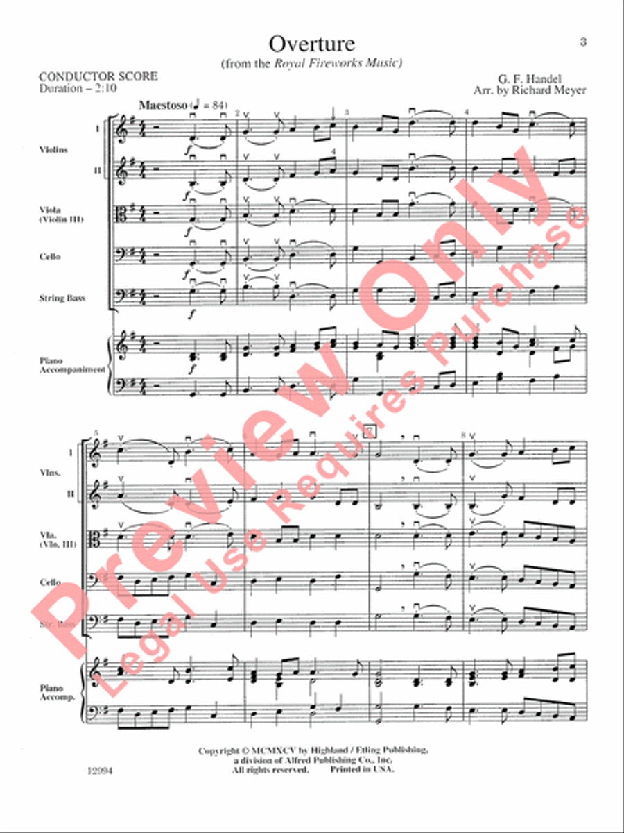 Overture Overture String Orchestra scores gallery preview page 4