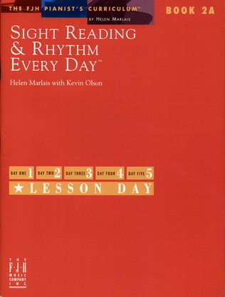 Book cover for Sight Reading & Rhythm Every Day, Book 2A
