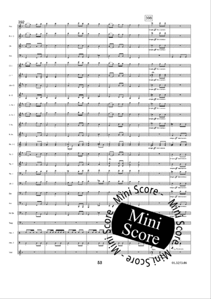 Capriol Suite Concert Band scores gallery preview page 57