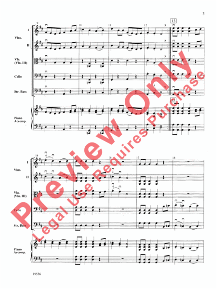 Fiddles Out West String Orchestra scores gallery preview page 4