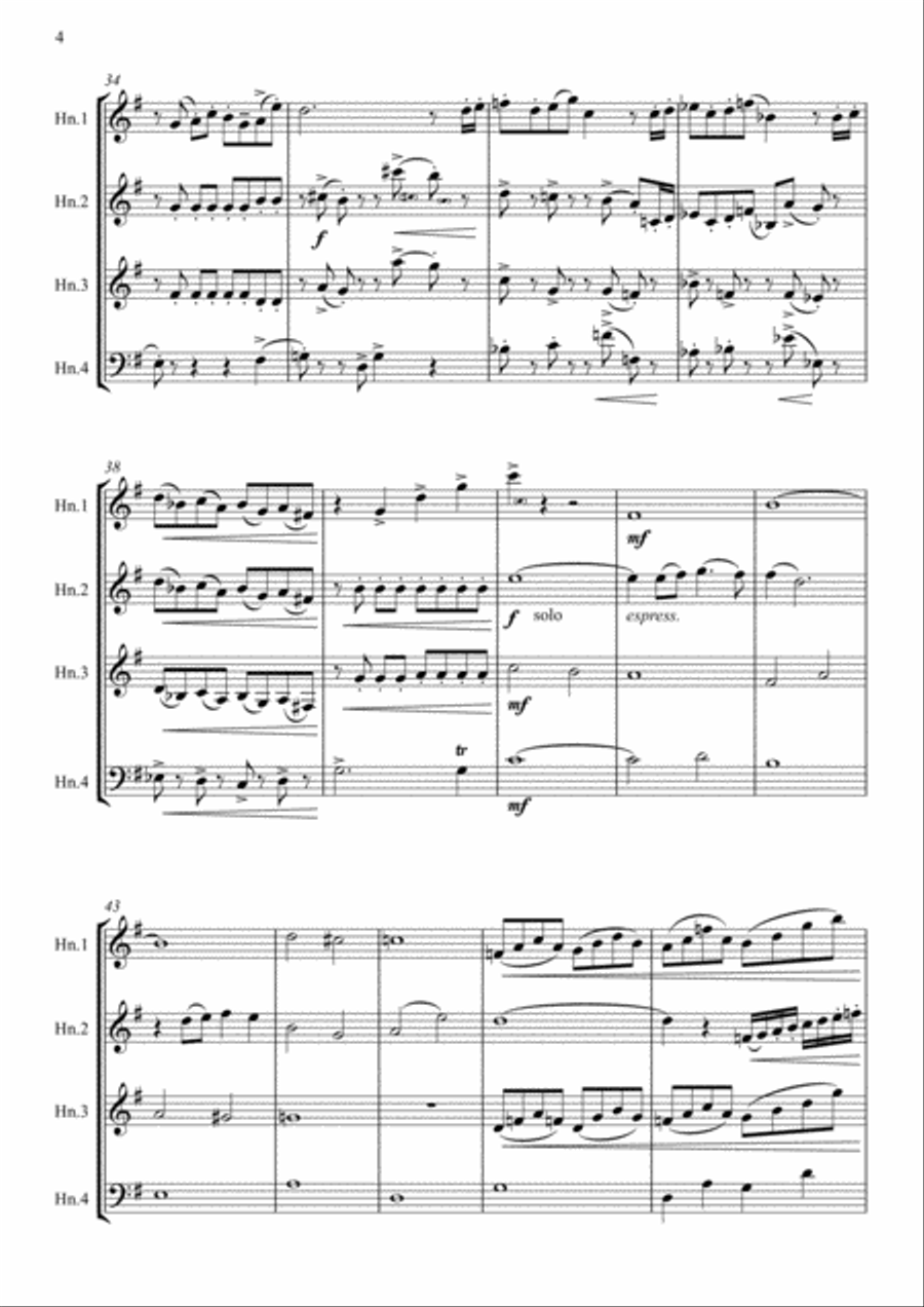 Belle Belle Brass Ensemble scores gallery preview page 5
