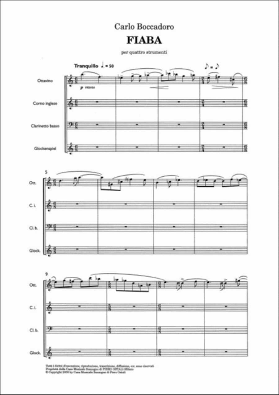 Fiaba Fiaba Clarinet scores gallery preview page 2