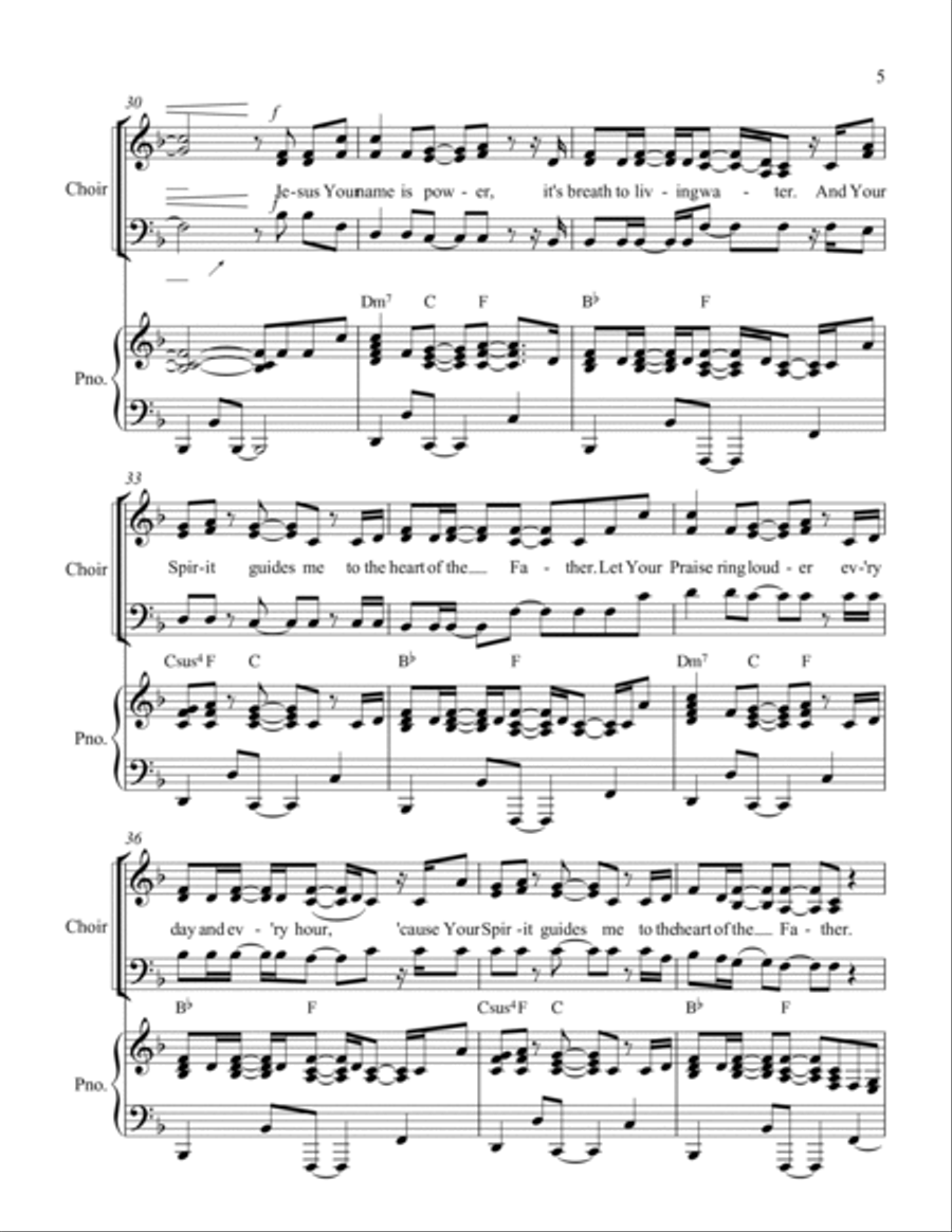 Heart Of The Father Heart Of The Father 3-Part scores gallery preview page 6