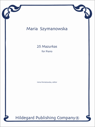 Book cover for 25 Mazurkas