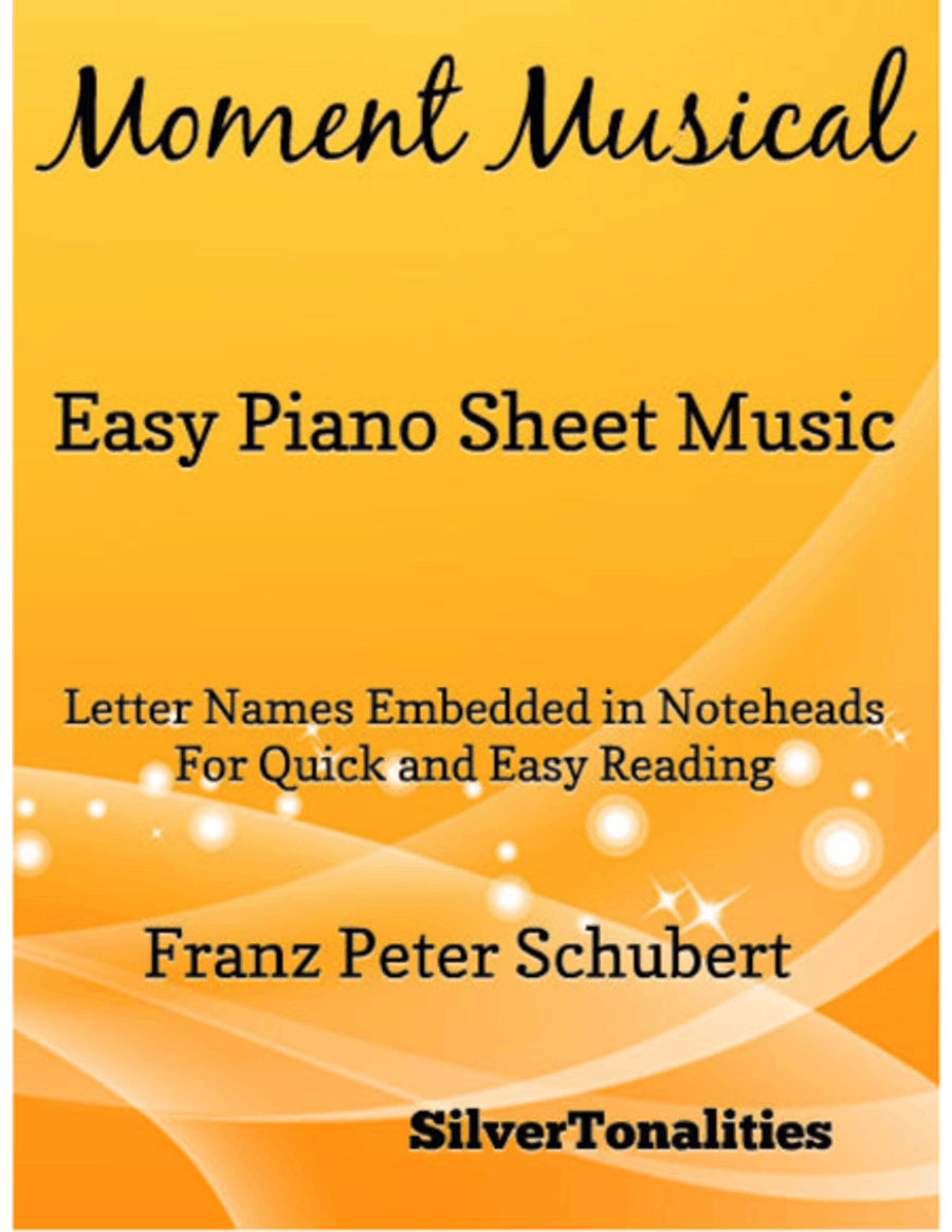 Moment Musical Easy Piano Sheet Music Easy Piano scores gallery preview page 1
