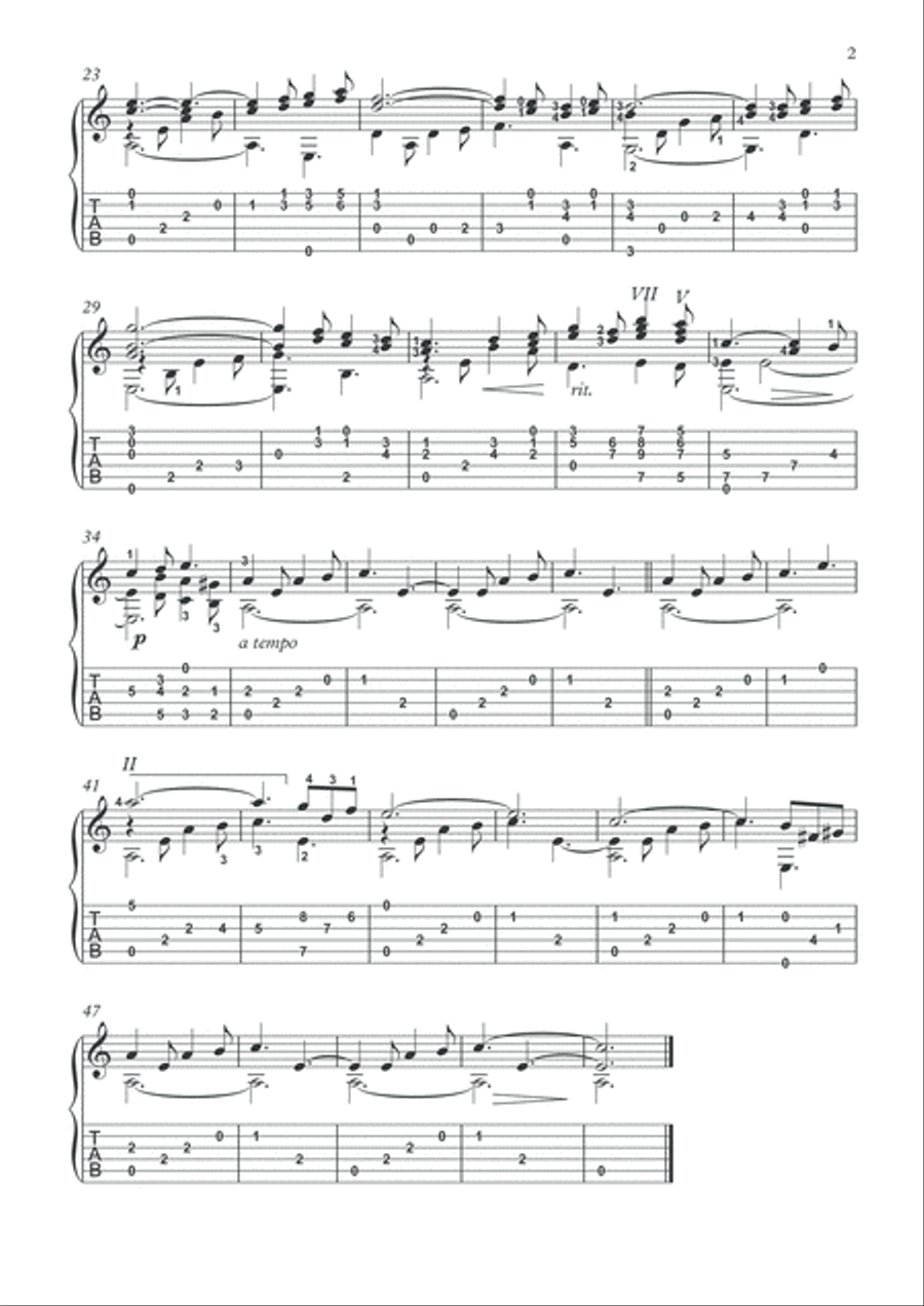Opera Classics for Guitar solo Acoustic Guitar scores gallery preview page 5