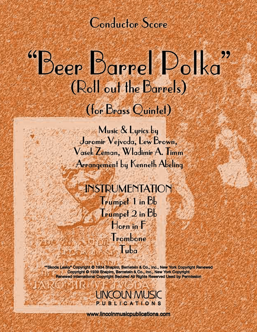 Beer Barrel Polka (roll Out The Barrel) Horn scores gallery preview page 1