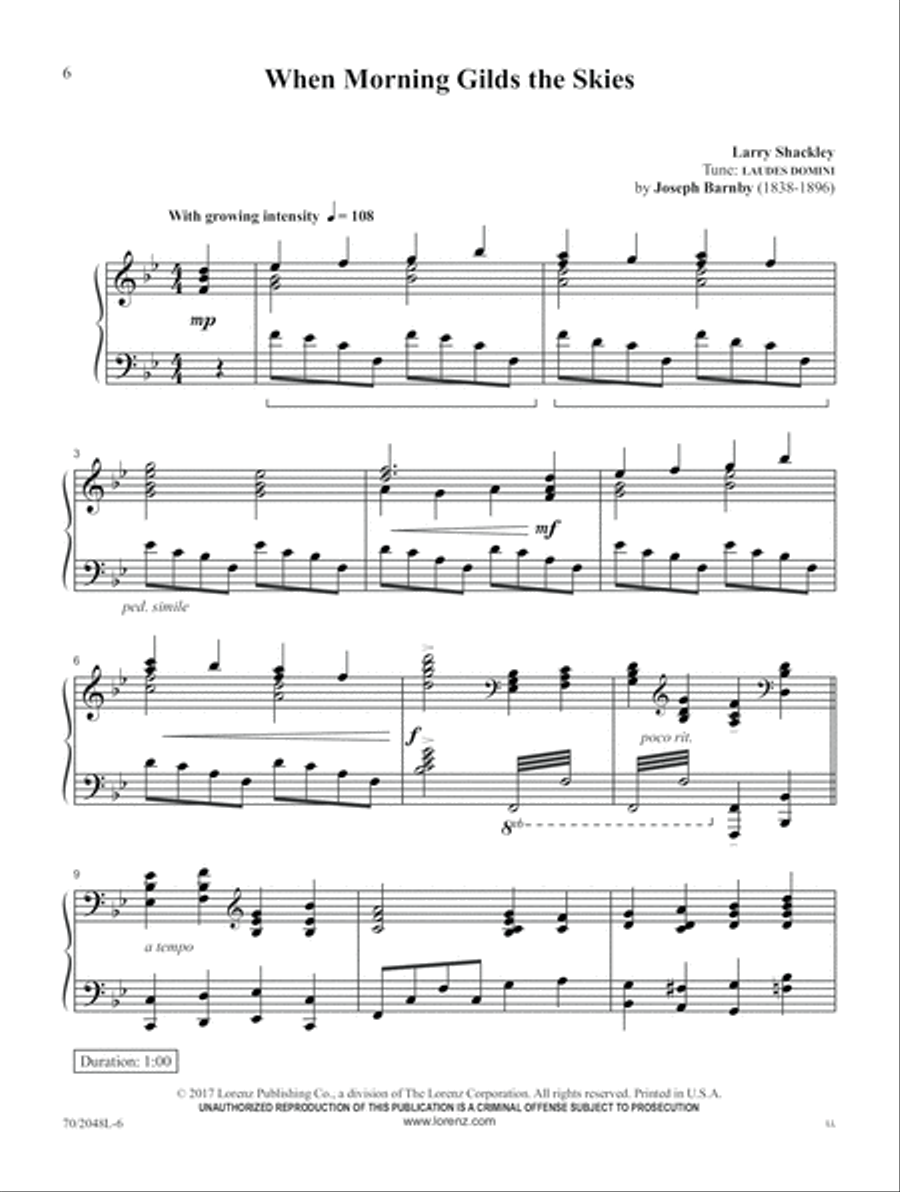 Sixty-Second Service Solutions Piano Solo scores gallery preview page 3