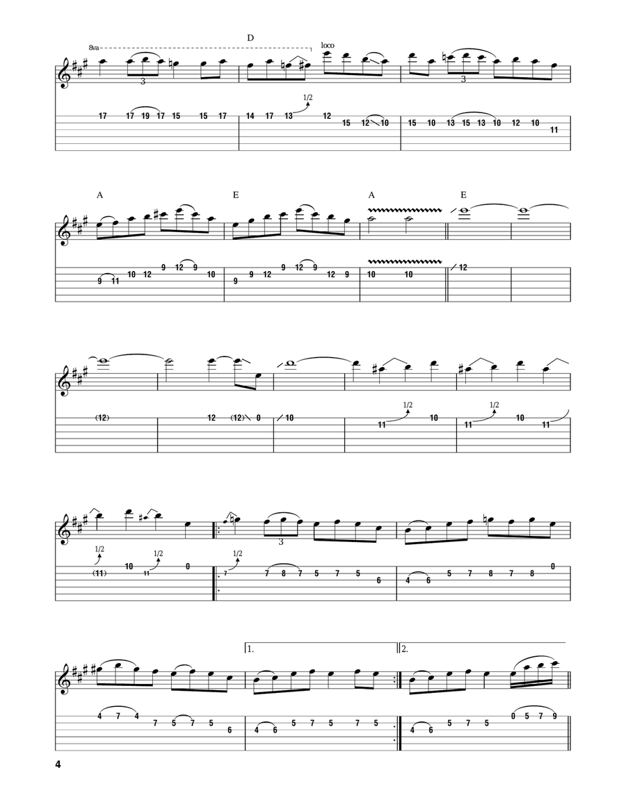 Orange Blossom Special Acoustic Guitar scores gallery preview page 4