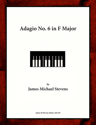 Book cover for Adagio No. 6 in F Major