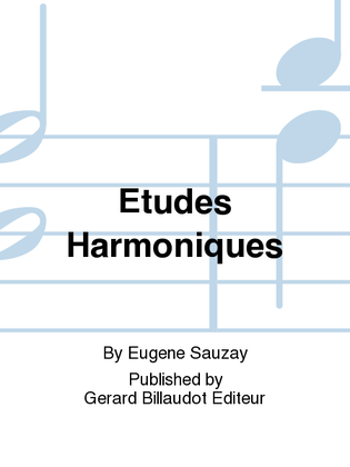 Book cover for Etudes Harmoniques