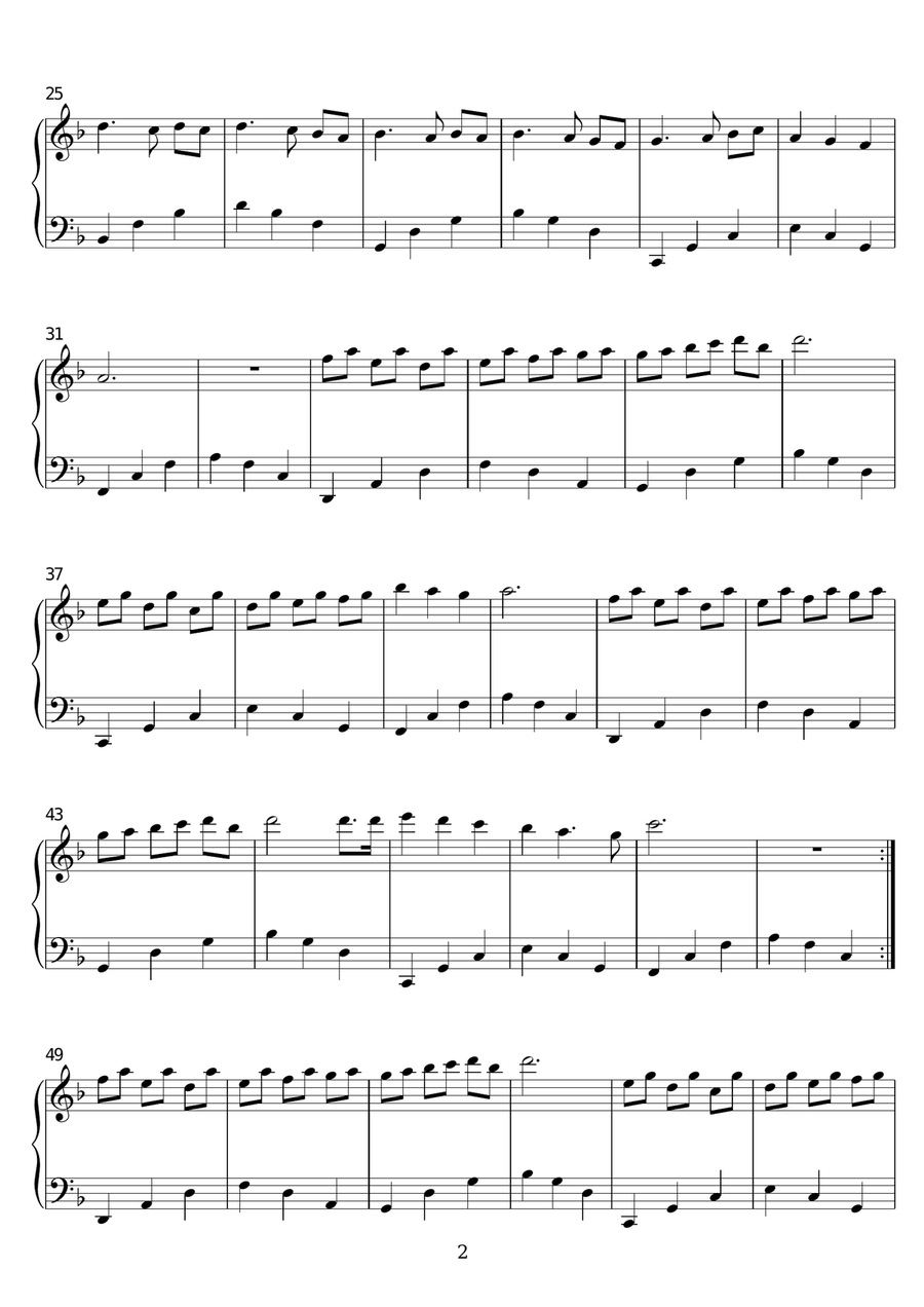 Lavender Hills Lavender Hills Piano Solo scores gallery preview page 2