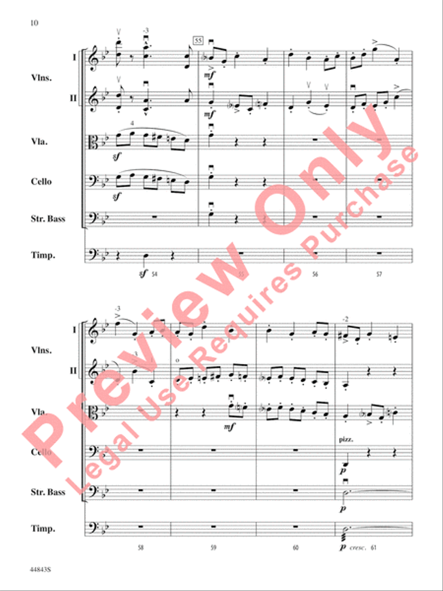 Enigma Variations String Orchestra scores gallery preview page 11