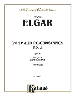 Book cover for Pomp and Circumstance No. 1 in D, Op. 39