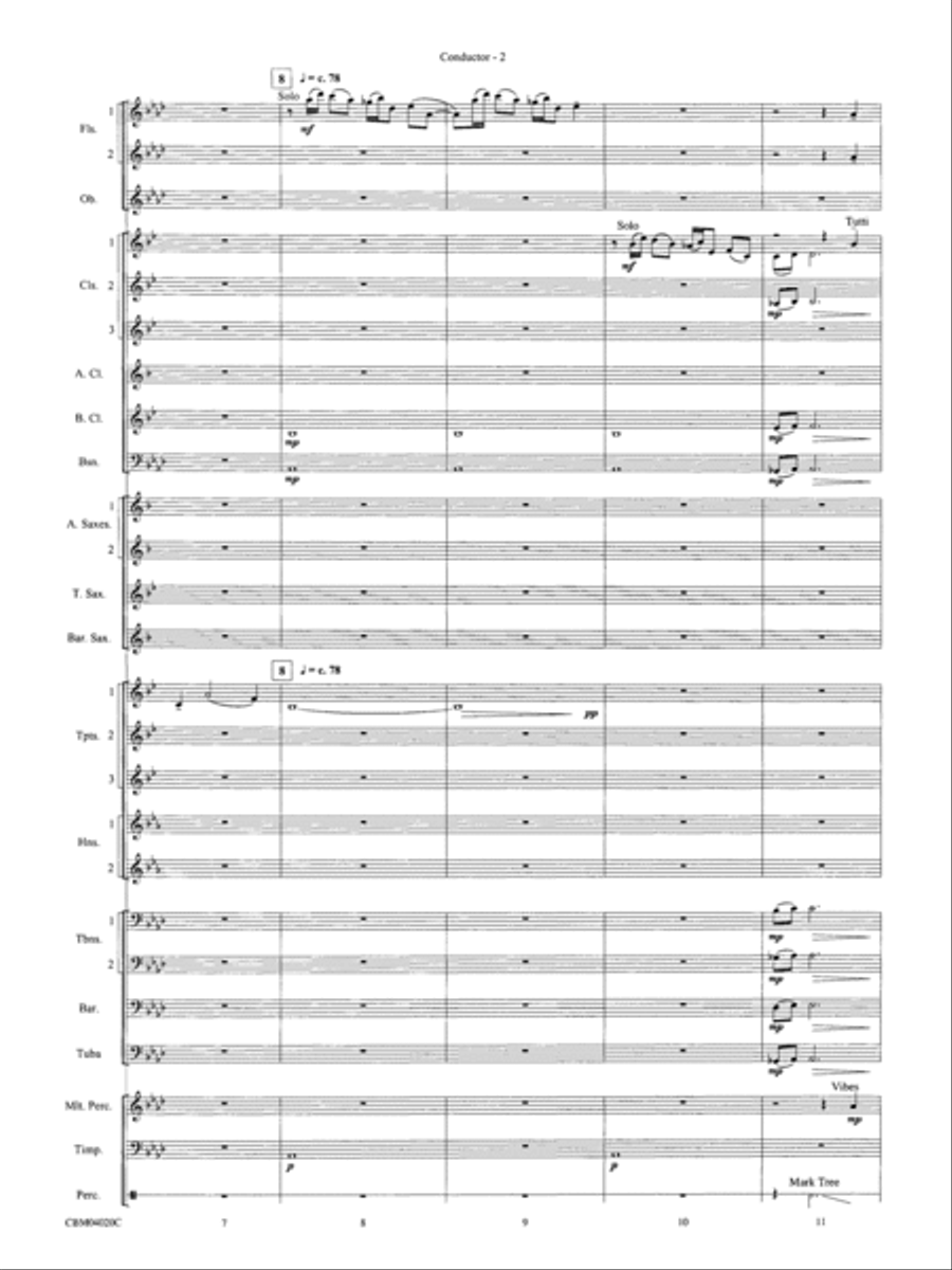 Ever Braver, Ever Stronger (An American Elegy): Score Concert Band scores gallery preview page 4