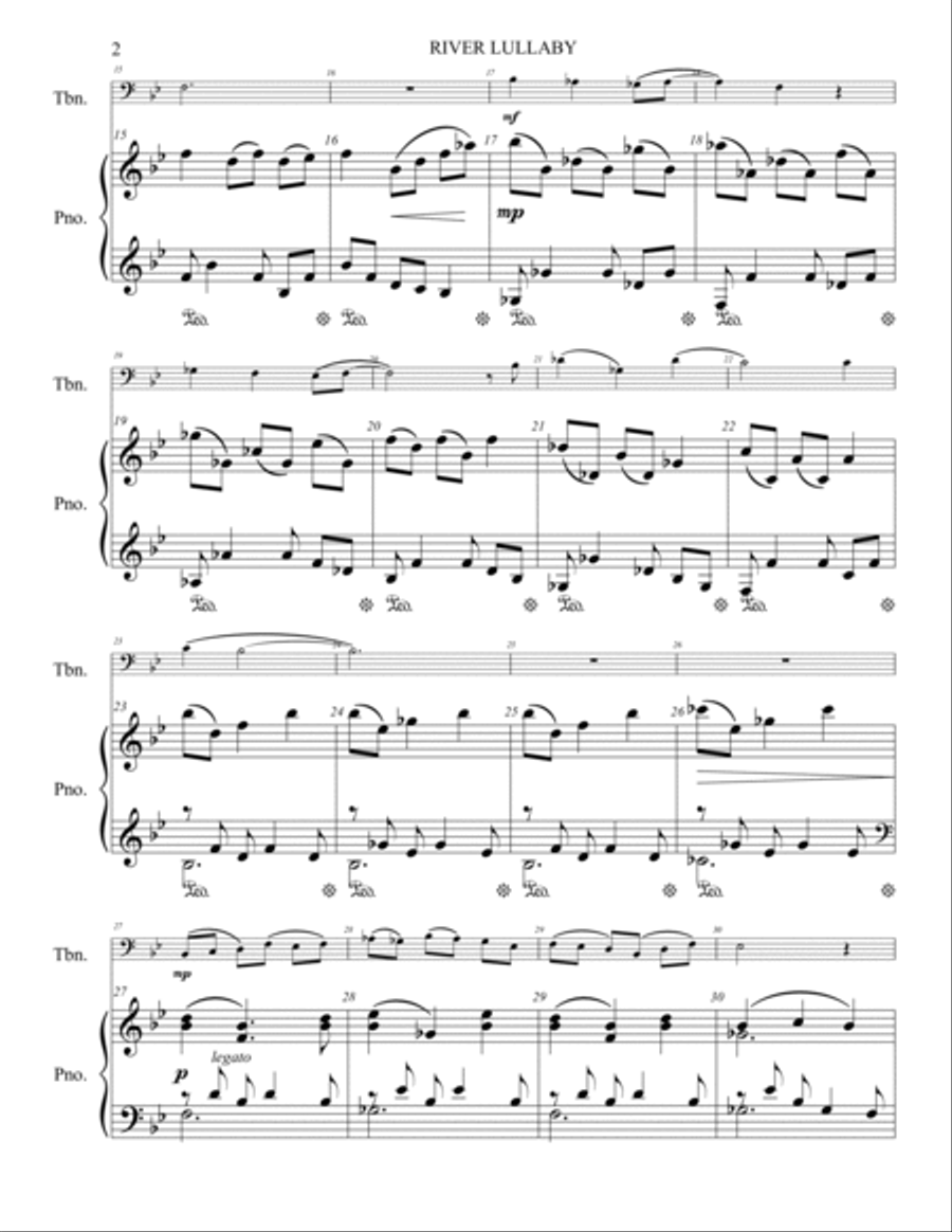 River Lullaby Piano scores gallery preview page 3