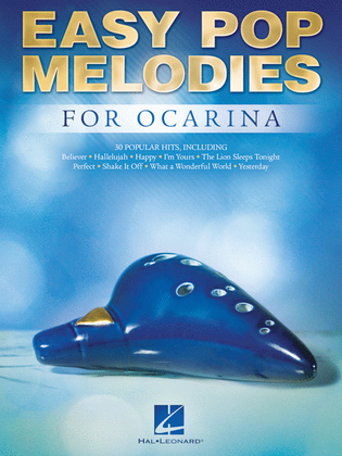 Book cover for Easy Pop Melodies for Ocarina