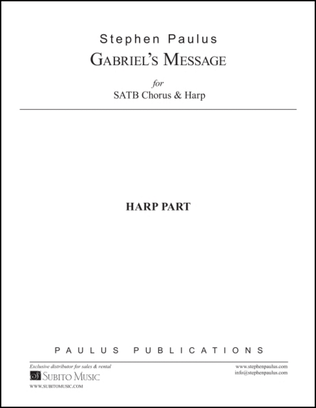 Gabriel's Message Harp Part