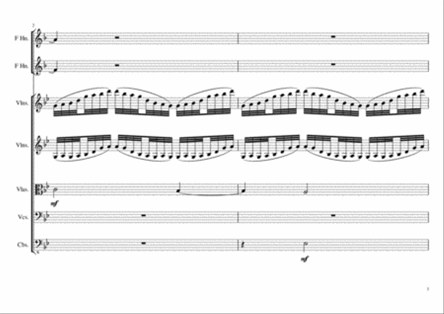 Dawn (version II) Large Ensemble scores gallery preview page 3
